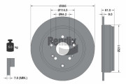 BDS1732 Brzdový kotouč BENDIX Braking