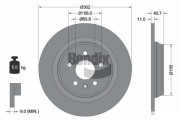 BDS1222 Brzdový kotouč BENDIX Braking