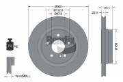 BDS1666HC Brzdový kotouč BENDIX Braking