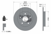 BDS1494 Brzdový kotouč BENDIX Braking