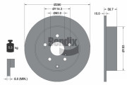BDS1329 Brzdový kotouč BENDIX Braking