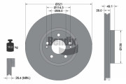 BDS1739 Brzdový kotouč BENDIX Braking