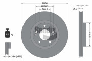 BDS1417 Brzdový kotouč BENDIX Braking