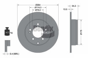 BDS1833 Brzdový kotouč BENDIX Braking