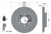 BDS1740 Brzdový kotouč BENDIX Braking