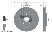 BDS1028HC Brzdový kotouč BENDIX Braking