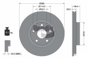 BDS1218 Brzdový kotouč BENDIX Braking