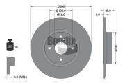 BDS1991 Brzdový kotouč BENDIX Braking