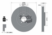 BDS1707HC Brzdový kotouč BENDIX Braking