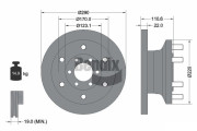 BDS1295 Brzdový kotouč BENDIX Braking
