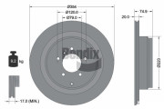 BDS1810 Brzdový kotouč BENDIX Braking