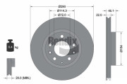 BDS1878 Brzdový kotouč BENDIX Braking
