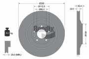 BDS1990HC Brzdový kotouč BENDIX Braking