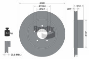 BDS1853HC Brzdový kotouč BENDIX Braking