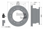 BDS1379 Brzdový kotouč BENDIX Braking