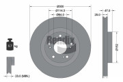 BDS1789 Brzdový kotouč BENDIX Braking