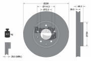 BDS1737 Brzdový kotouč BENDIX Braking