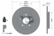 BDS1783HC Brzdový kotouč BENDIX Braking
