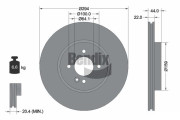 BDS1684HC Brzdový kotouč BENDIX Braking