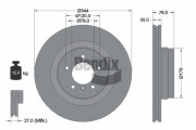BDS2063 Brzdový kotouč BENDIX Braking