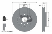 BDS1093HC Brzdový kotouč BENDIX Braking