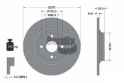 BDS2009 Brzdový kotouč BENDIX Braking