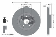 BDS1839 Brzdový kotouč BENDIX Braking