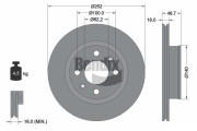 BDS1400 Brzdový kotouč BENDIX Braking