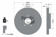 BDS1803 Brzdový kotouč BENDIX Braking