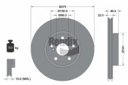BDS1877 Brzdový kotouč BENDIX Braking