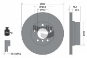 BDS1710 Brzdový kotouč BENDIX Braking