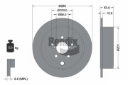 BDS1645 Brzdový kotouč BENDIX Braking