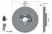 BDS2224 Brzdový kotouč BENDIX Braking