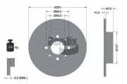 BDS1317 Brzdový kotouč BENDIX Braking