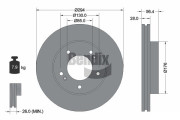 BDS1813 Brzdový kotouč BENDIX Braking