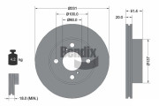 BDS1748 Brzdový kotouč BENDIX Braking