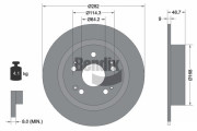 BDS1838 Brzdový kotouč BENDIX Braking