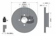 BDS1498 Brzdový kotouč BENDIX Braking