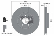 BDS1079HC Brzdový kotouč BENDIX Braking