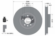 BDS2159 Brzdový kotouč BENDIX Braking