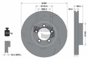 BDS2195LHC Brzdový kotouč BENDIX Braking