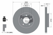 BDS2037 Brzdový kotouč BENDIX Braking