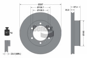 BDS1366 Brzdový kotouč BENDIX Braking