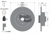 BDS1248 Brzdový kotouč BENDIX Braking