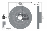 BDS1777HC Brzdový kotouč BENDIX Braking