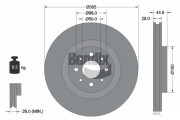 BDS2054 Brzdový kotouč BENDIX Braking