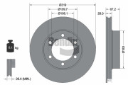BDS1746 Brzdový kotouč BENDIX Braking