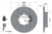 BDS1253 Brzdový kotouč BENDIX Braking