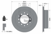 BDS1794 Brzdový kotouč BENDIX Braking