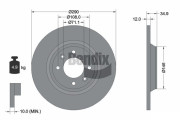 BDS1495 Brzdový kotouč BENDIX Braking